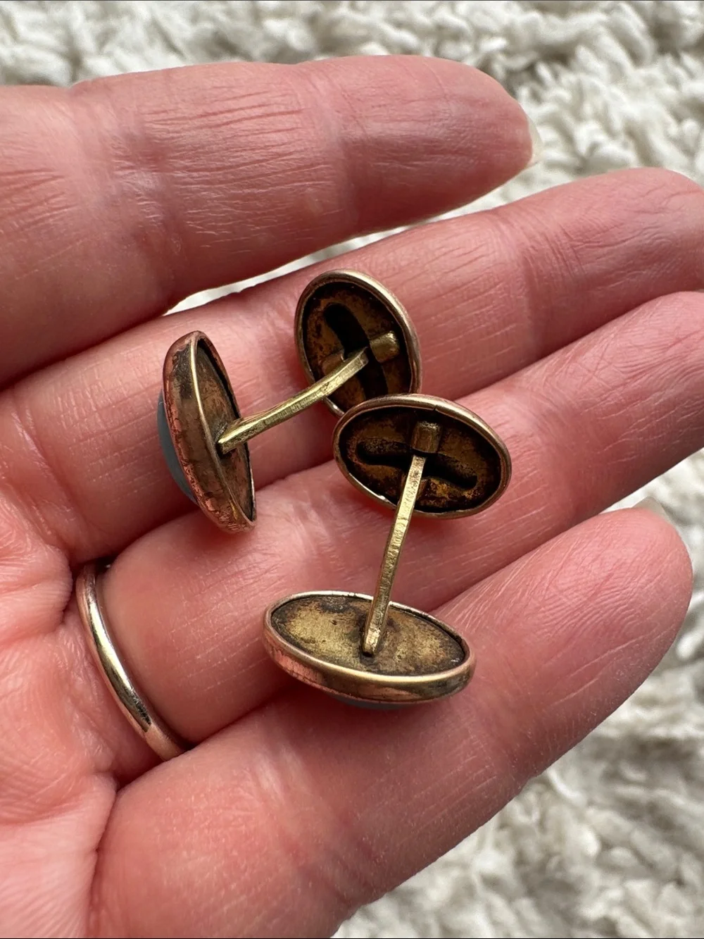 Vintage Turquoise Color Cufflinks